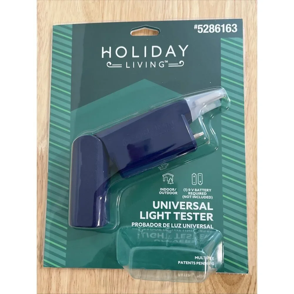 Holiday Living Universal Christmas Tree Light String Set Tester Repair Fix Tool